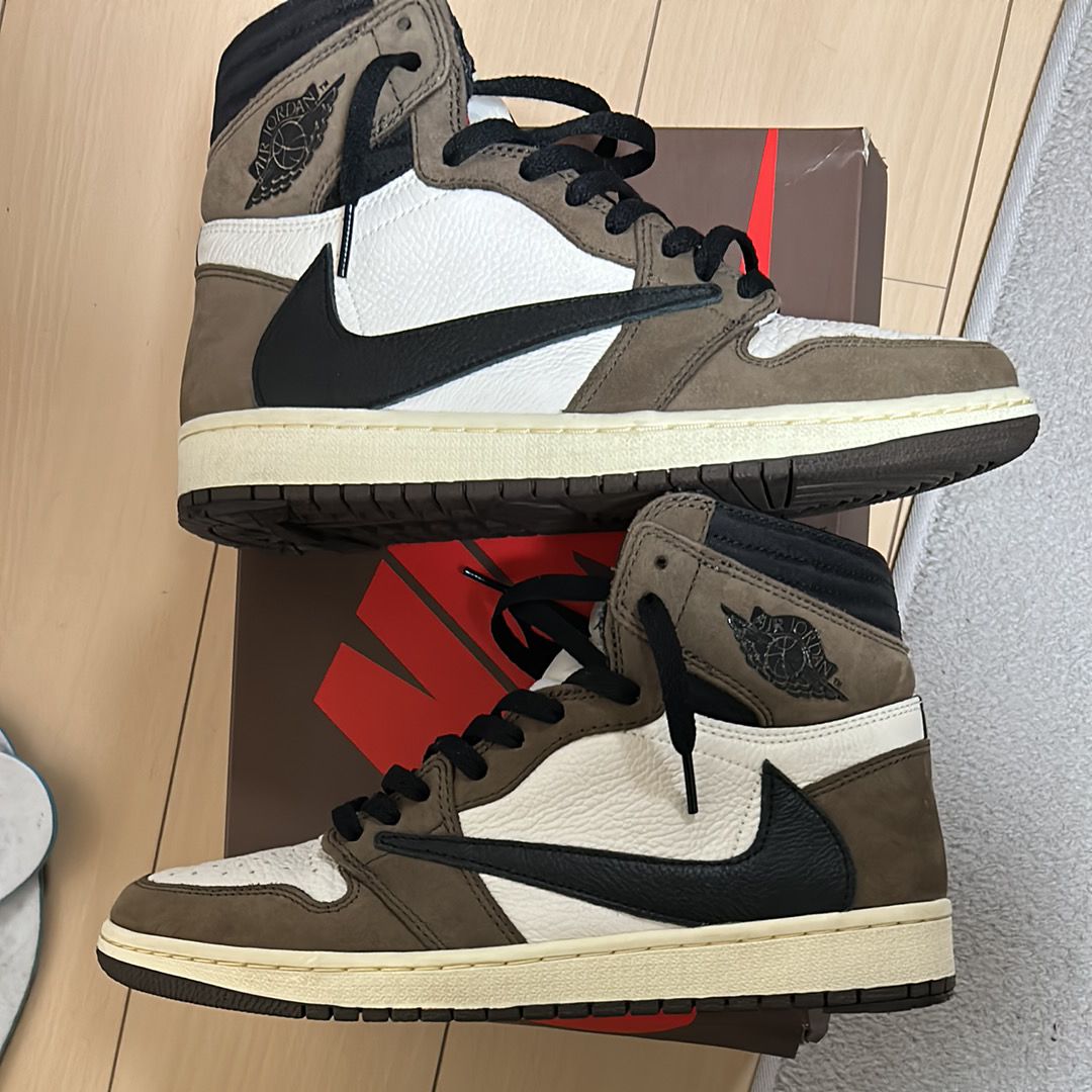 Travis Scott × Nike Air Jordan 1 Retro High OG TS SP "Sail/Dark Mocha"