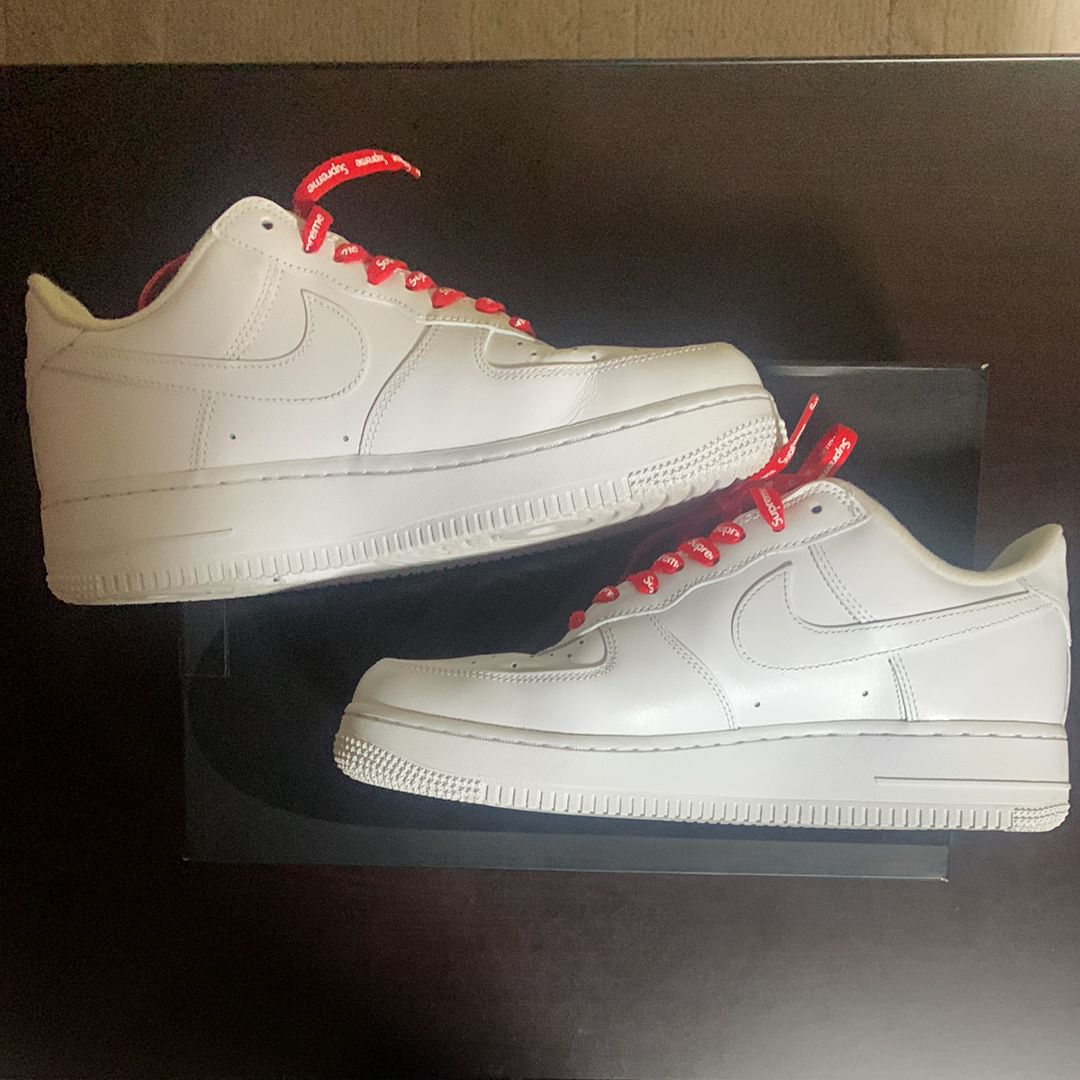 Supreme × Nike Air Force 1 Low "White"