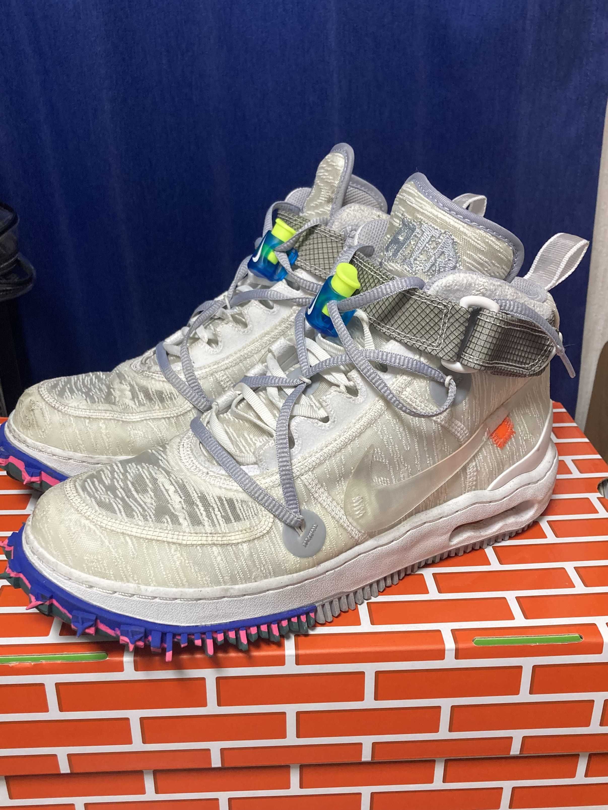 Off-White × Nike Air Force 1 Mid "White"