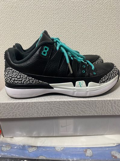 atmos × Nike Zoom Vapor AJ3 "Elephant/Safari"