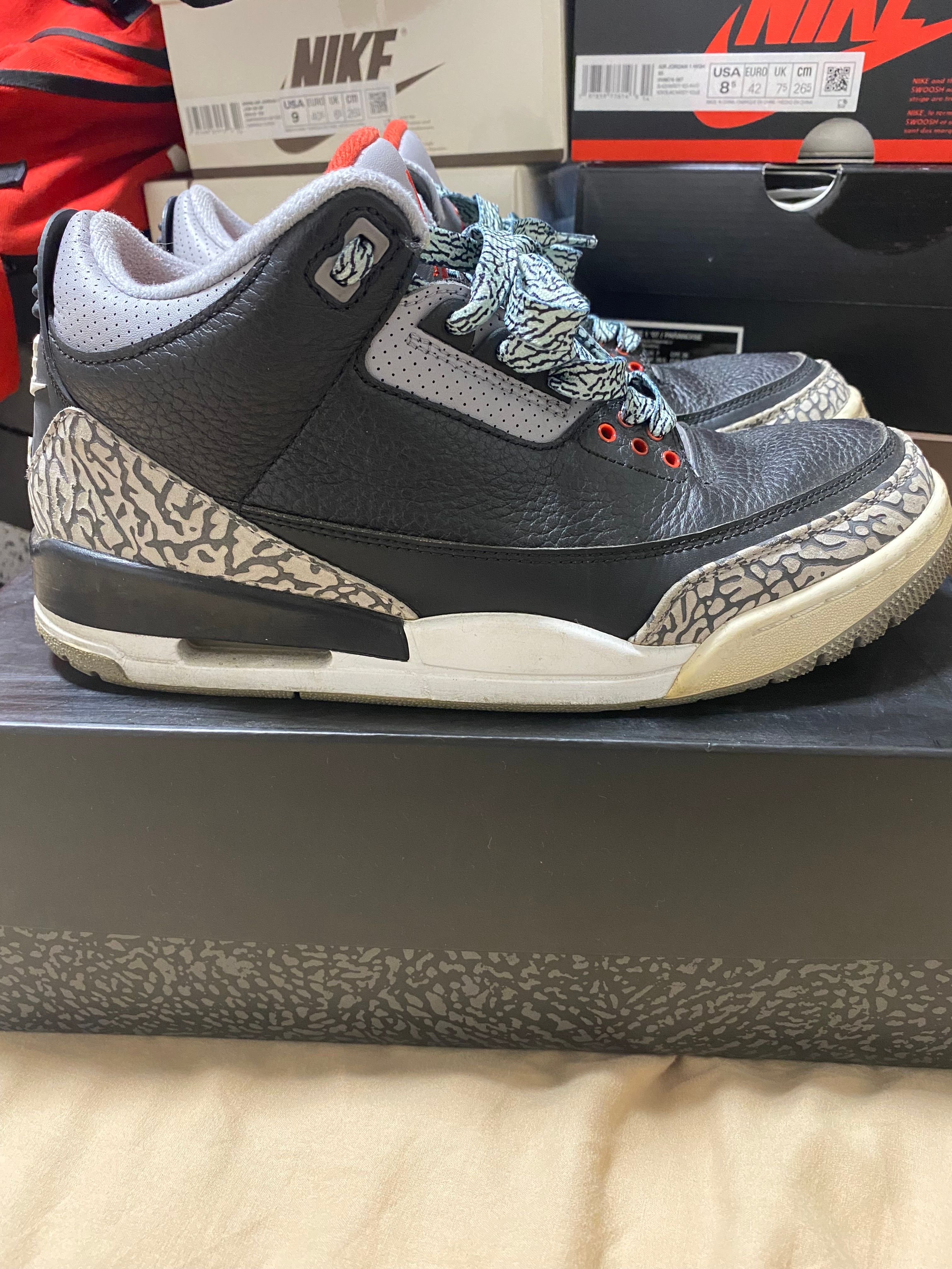 Nike Air Jordan 3 Retro OG "Black Cement" (2018)