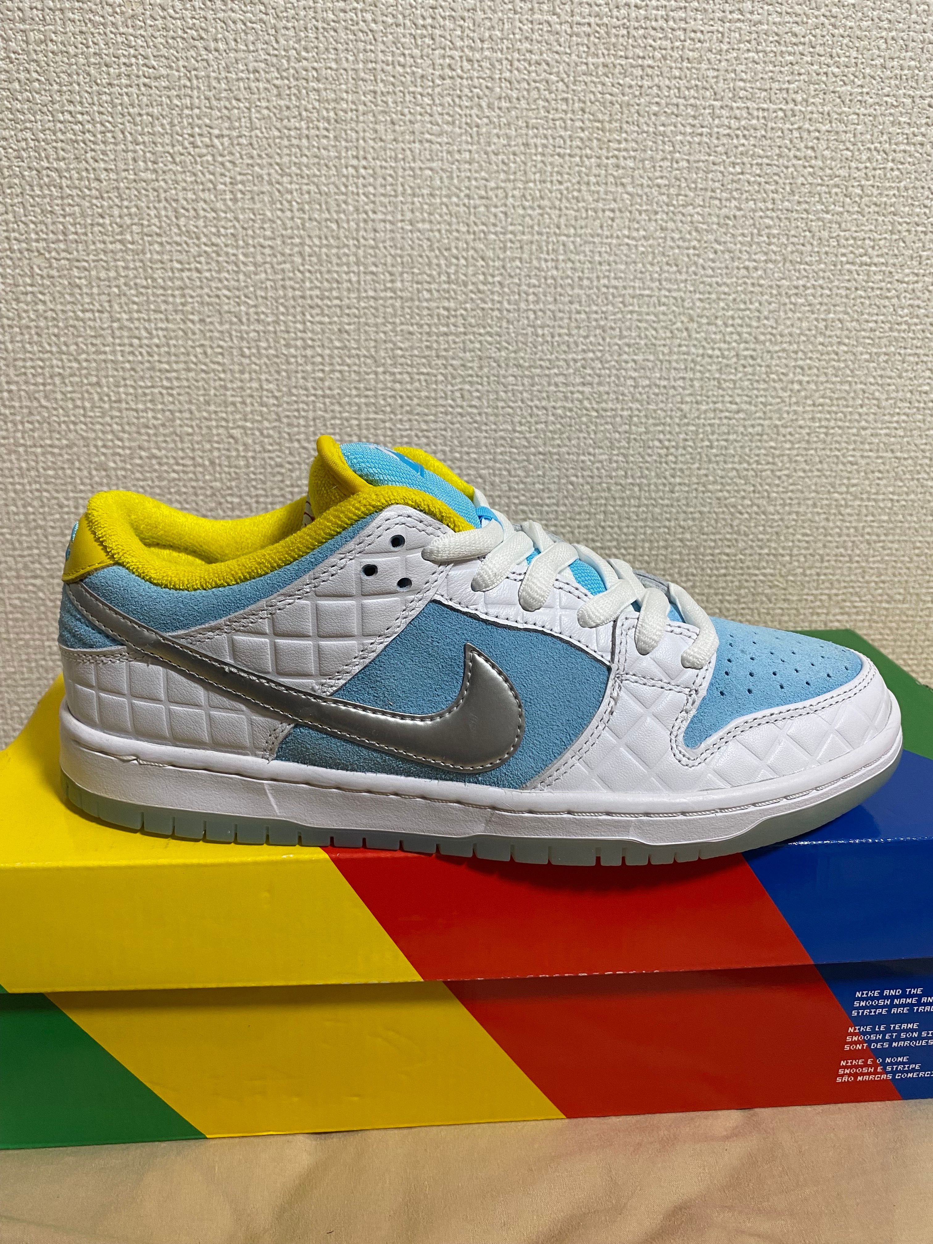 FTC × Nike SB Dunk Low "White/Blue"