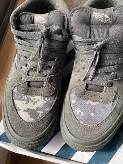 WTAPS × Vans Half Cab "Digi Camo Grey"