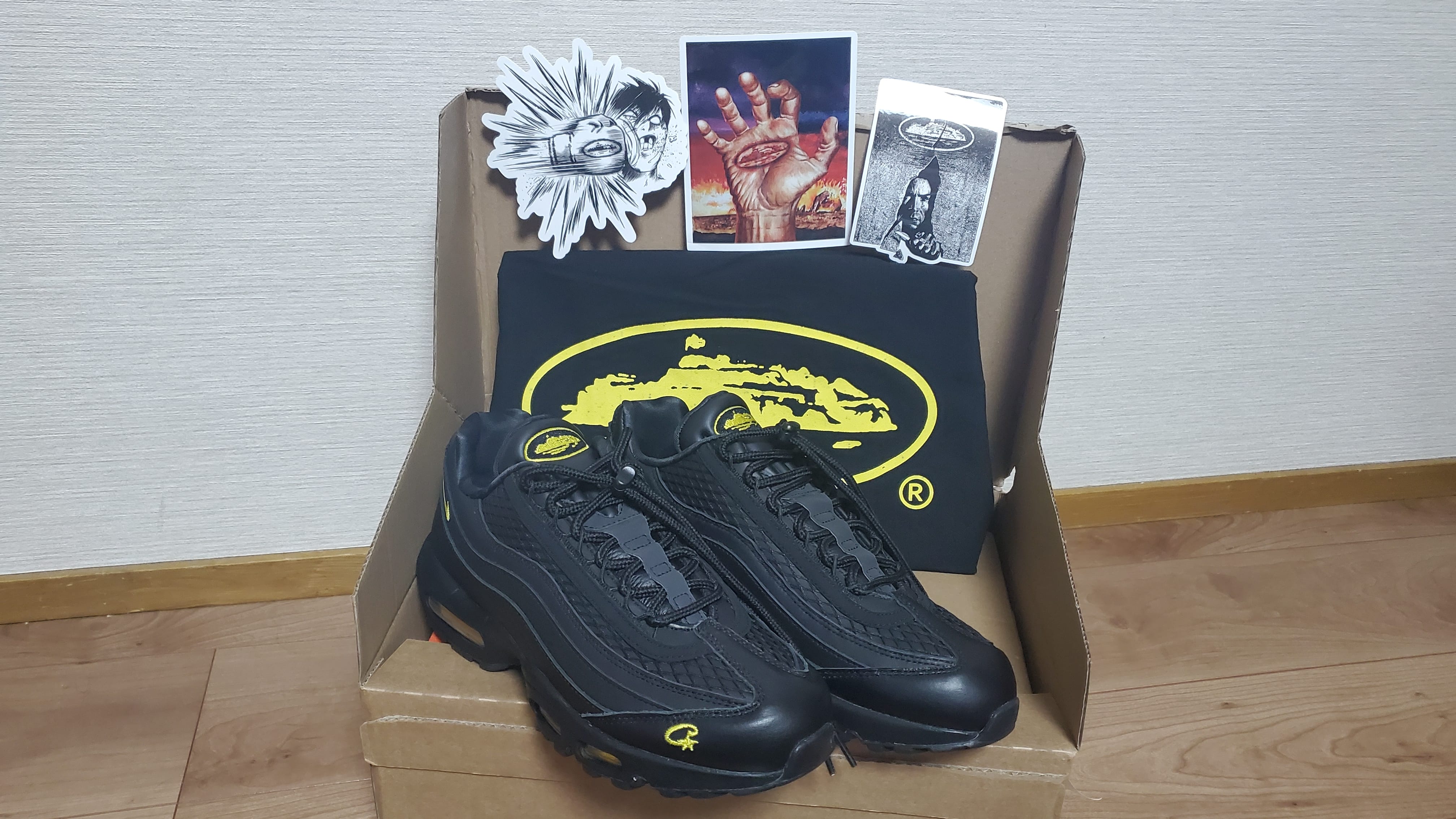 Corteiz × Nike Air Max 95 "Black and Tour Yellow"
