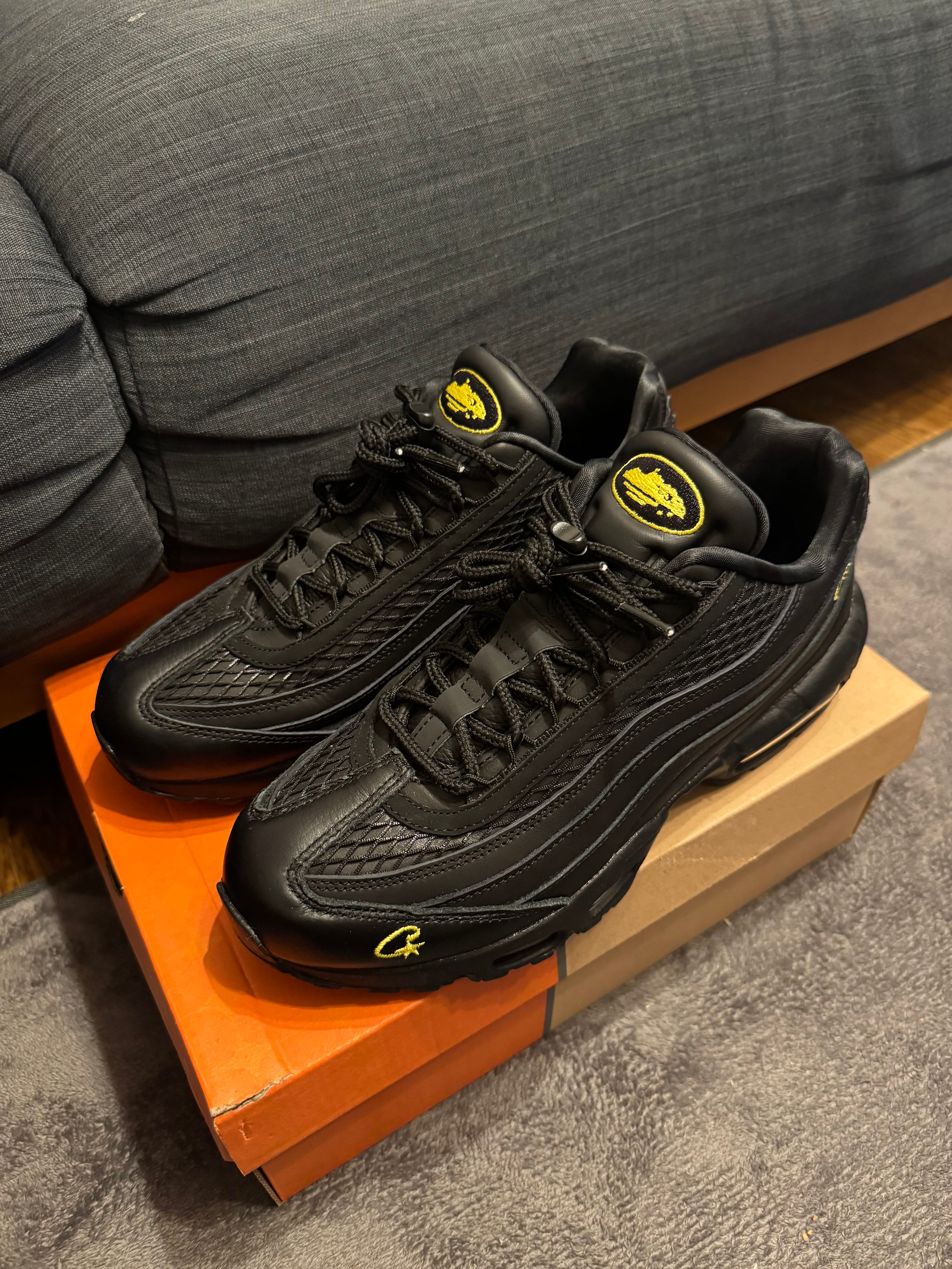 Corteiz × Nike Air Max 95 "Black and Tour Yellow"