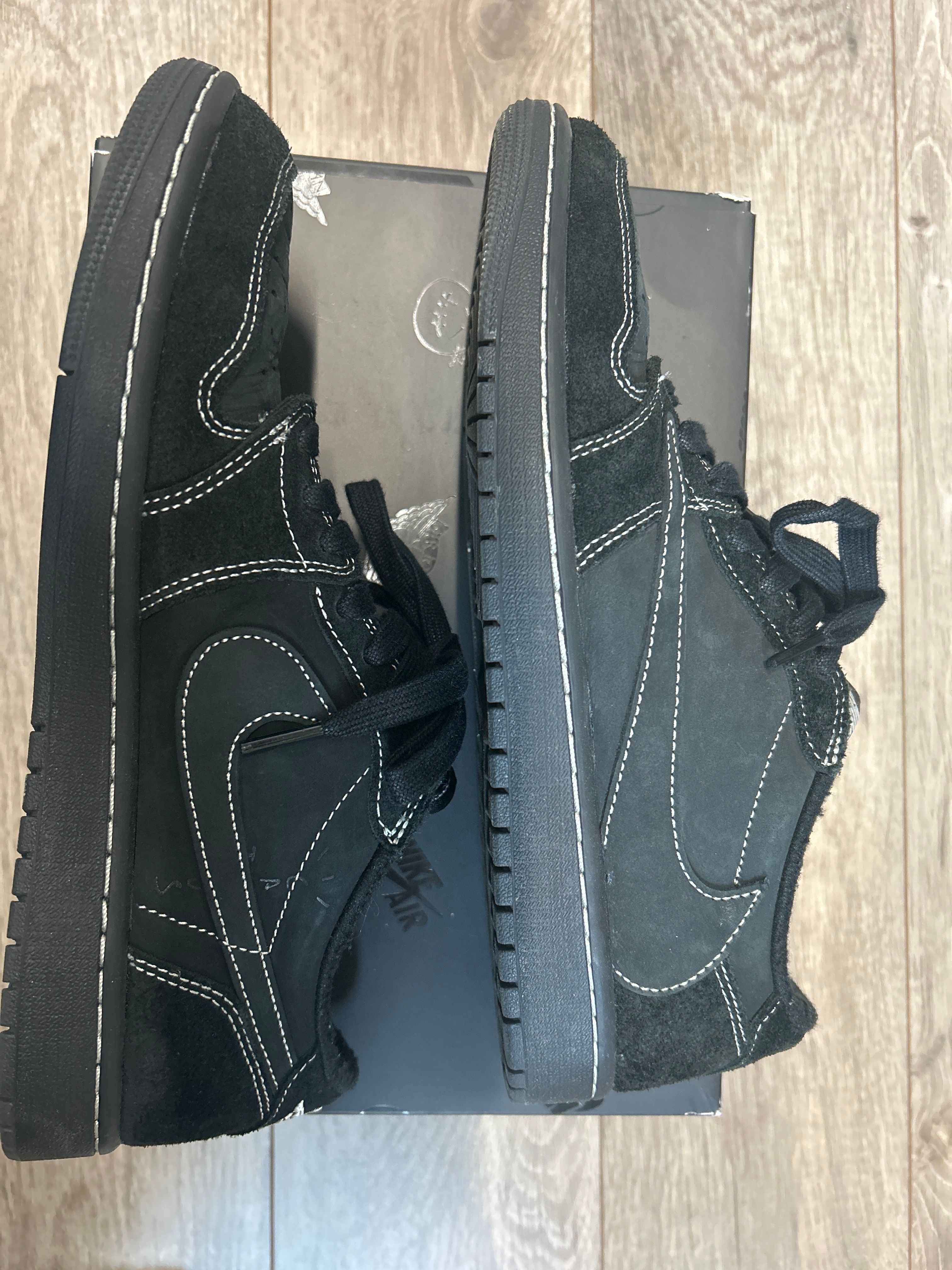 Travis Scott × Nike Air Jordan 1 Low OG SP "Black Phantom"