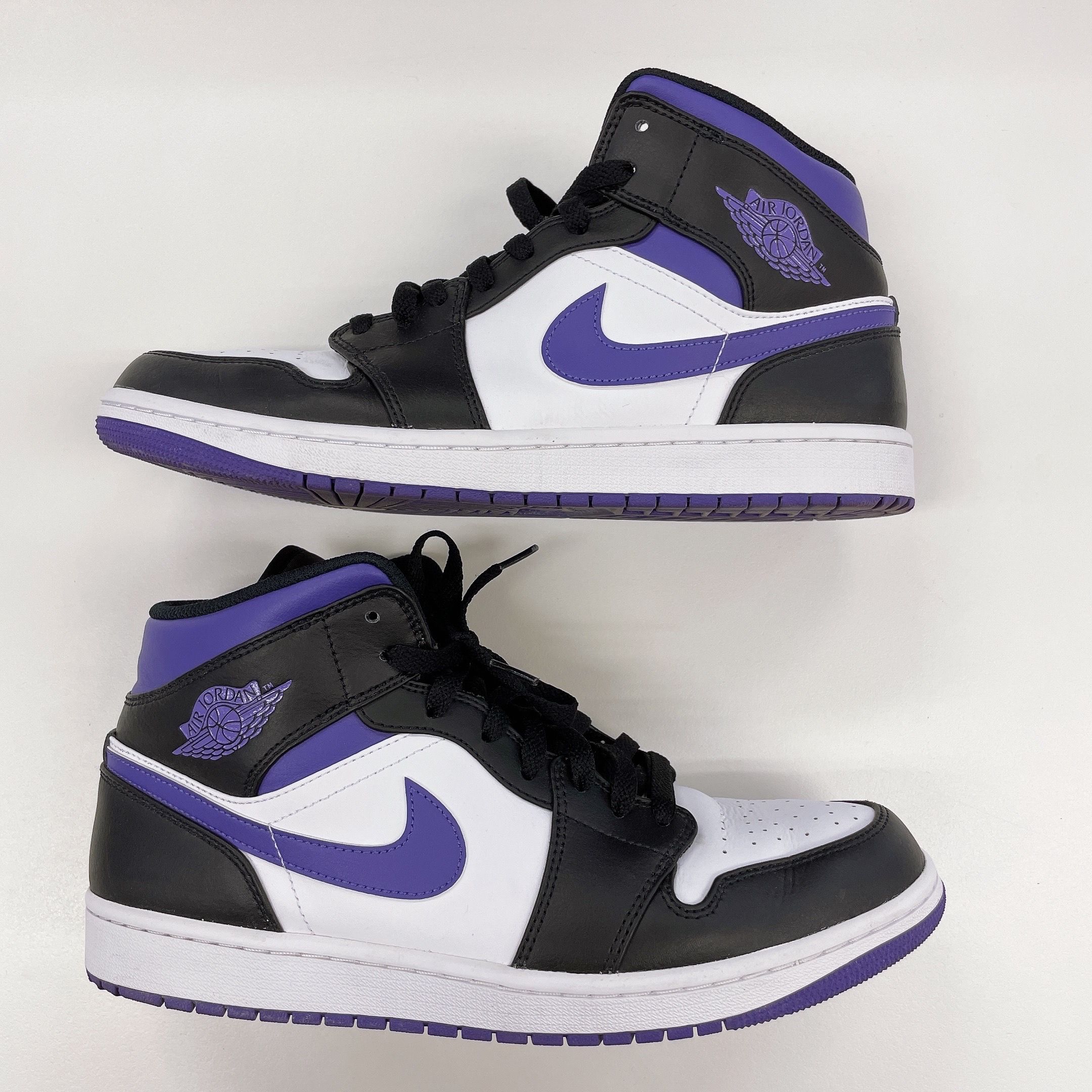 Nike Air Jordan 1 Mid "Black/Court Purple"