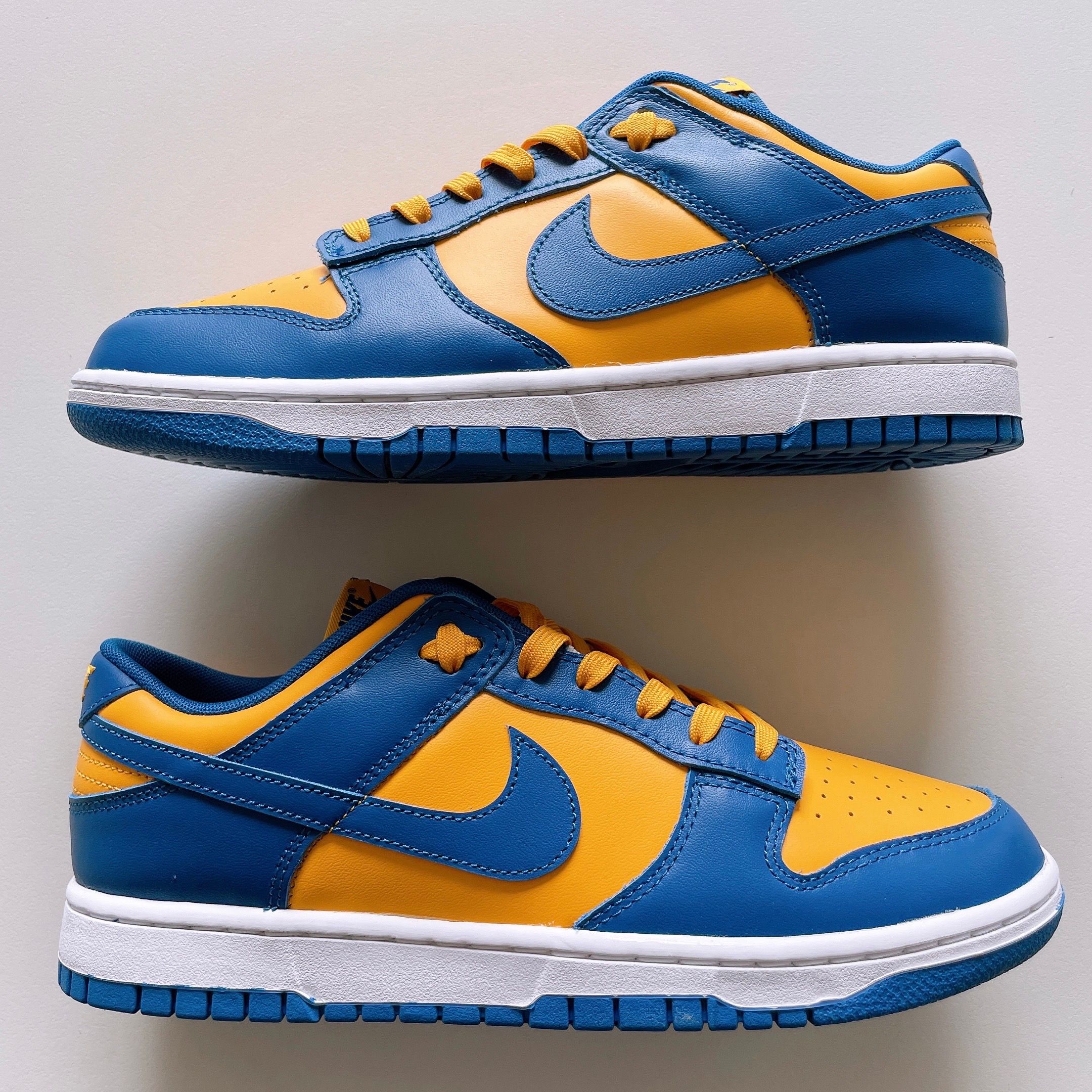 Nike Dunk Low "Blue Jay and University Gold"
