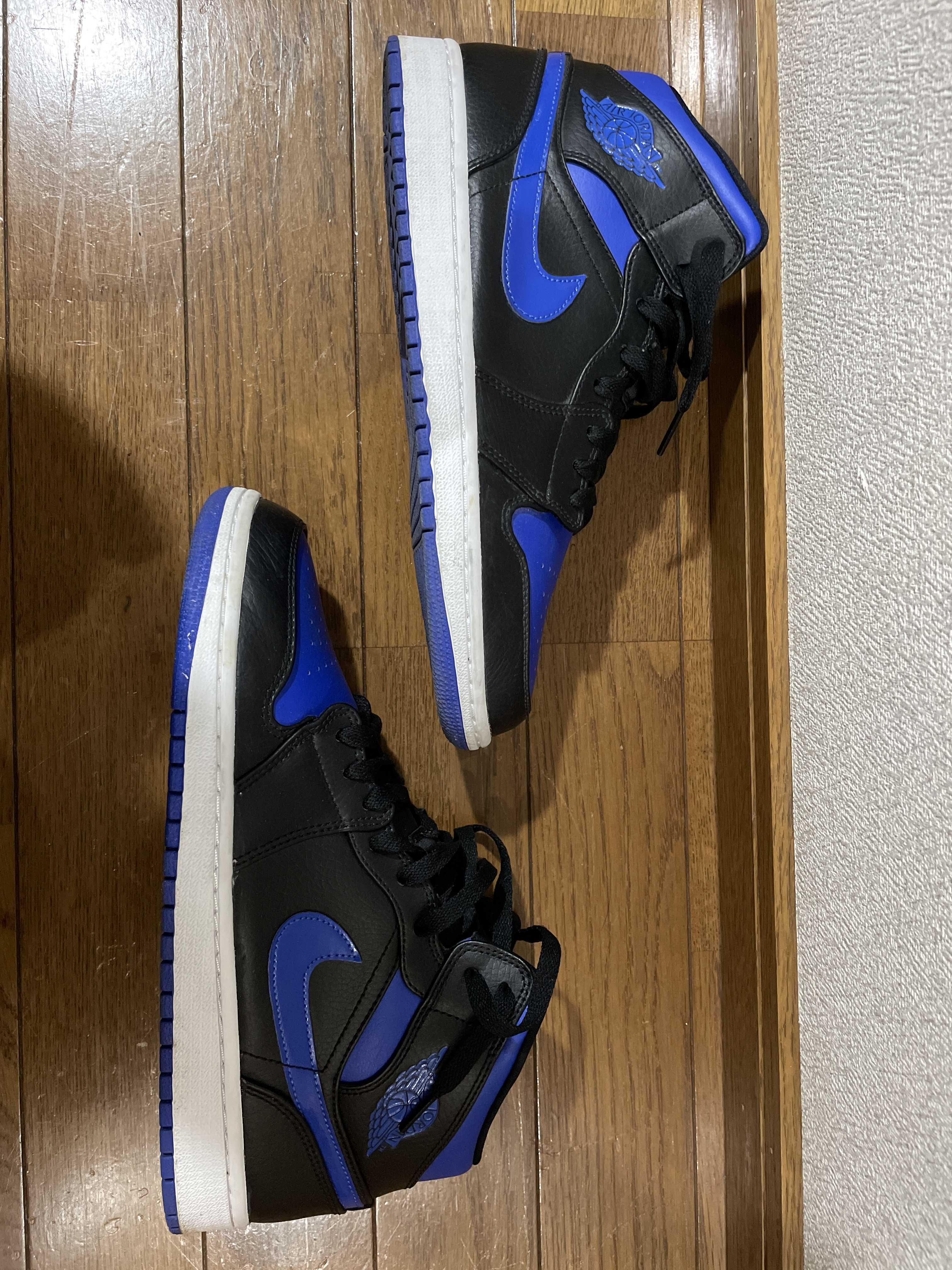 NIKE AIR JORDAN 1 MID "BLACK/BLUE"