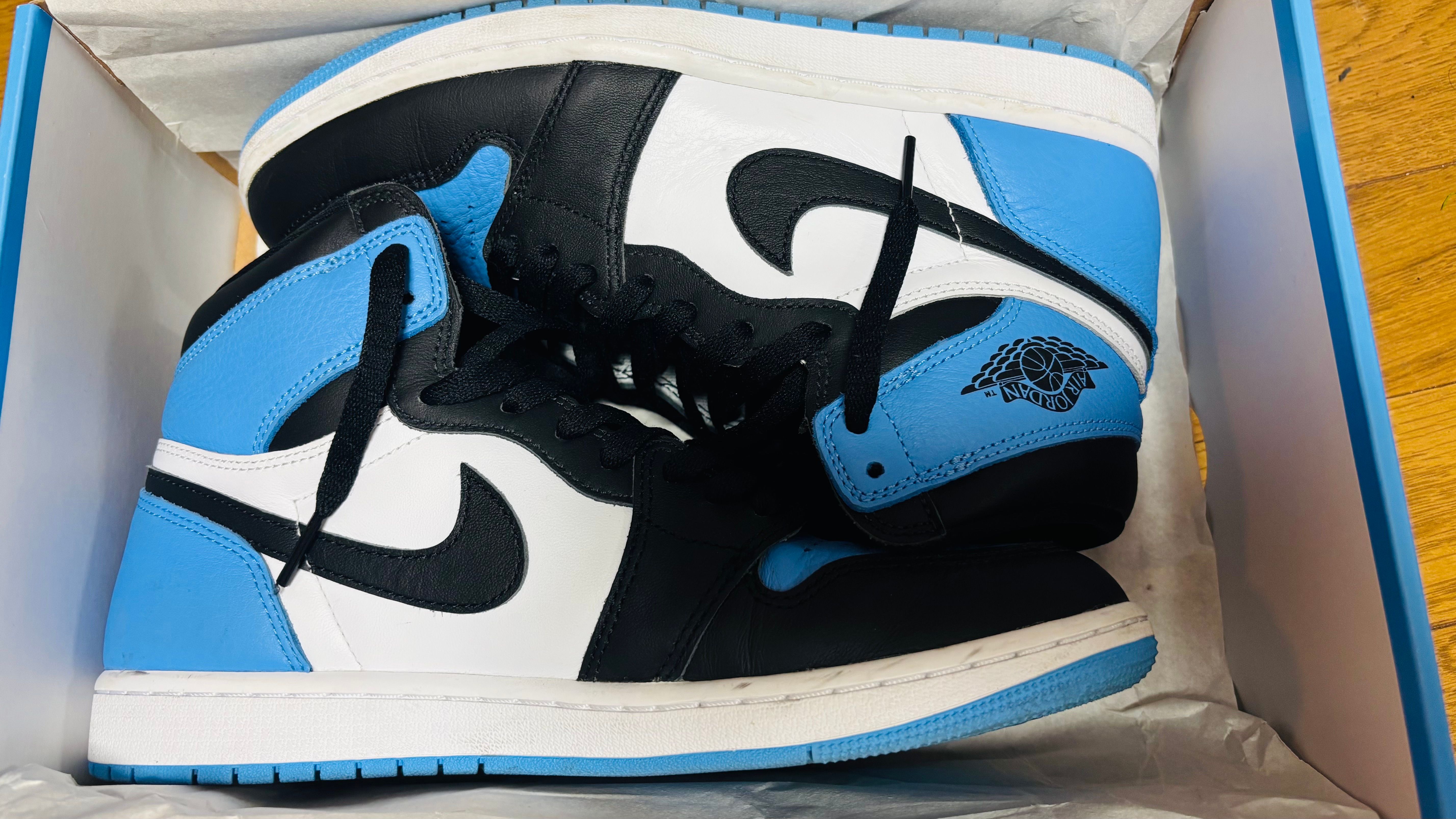 Nike Air Jordan 1 Retro High OG "University Blue/UNC Toe"