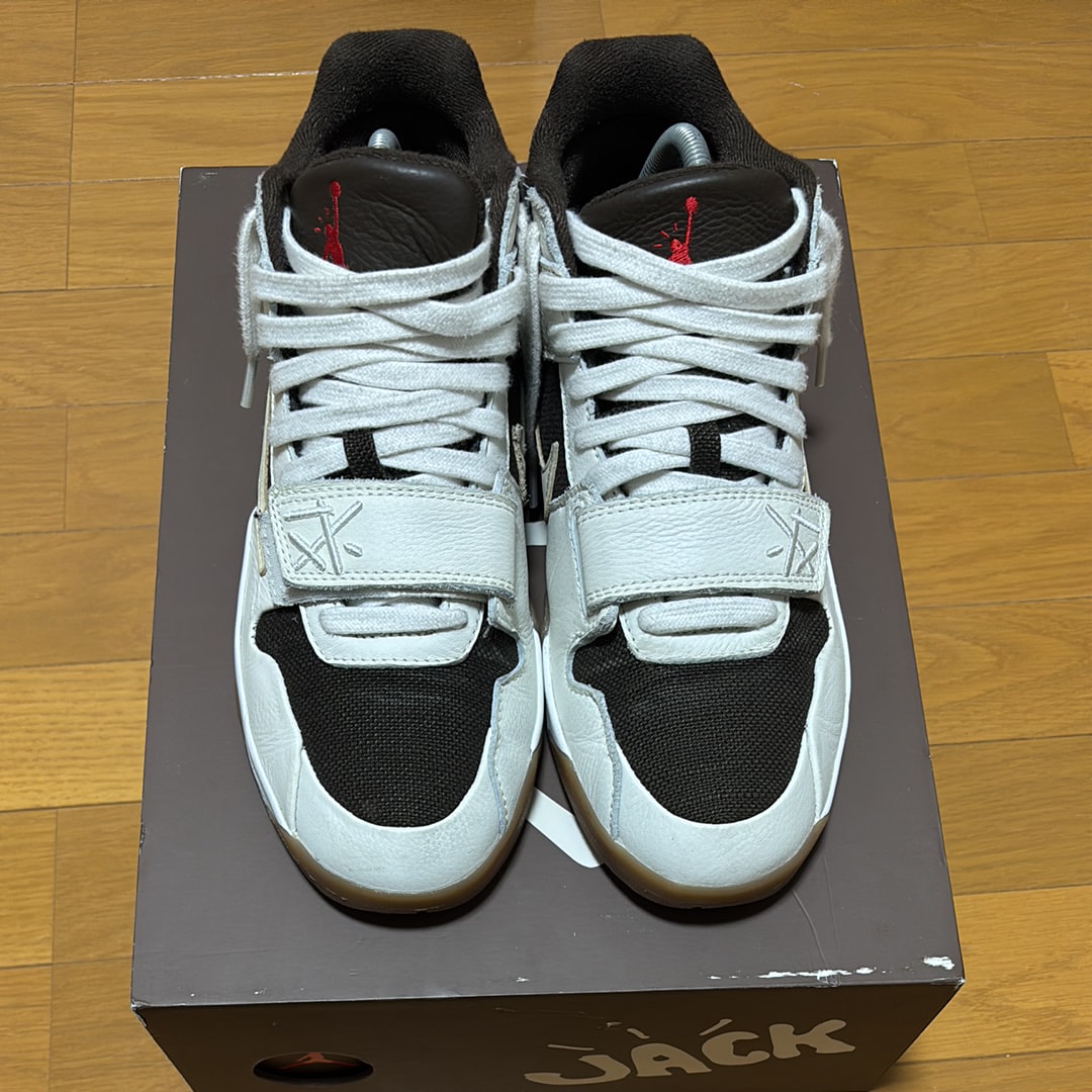 Travis Scott × Nike Jordan Jumpman Jack TR "Sail and Dark Mocha"
