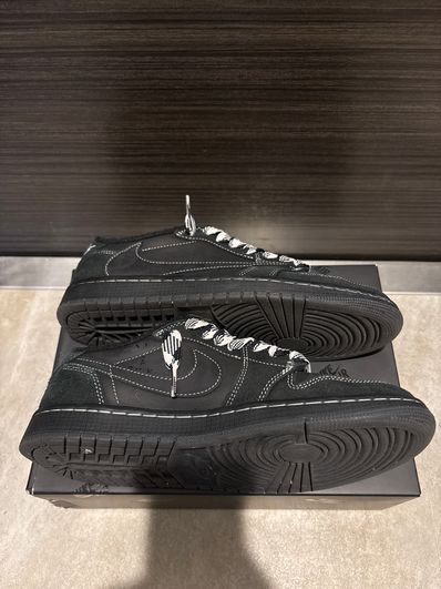 Travis Scott × Nike Air Jordan 1 Low OG SP "Black Phantom"