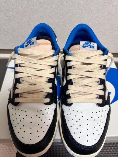 Travis Scott × fragment design × Nike Air Jordan 1 Low OG SP "Military Blue"