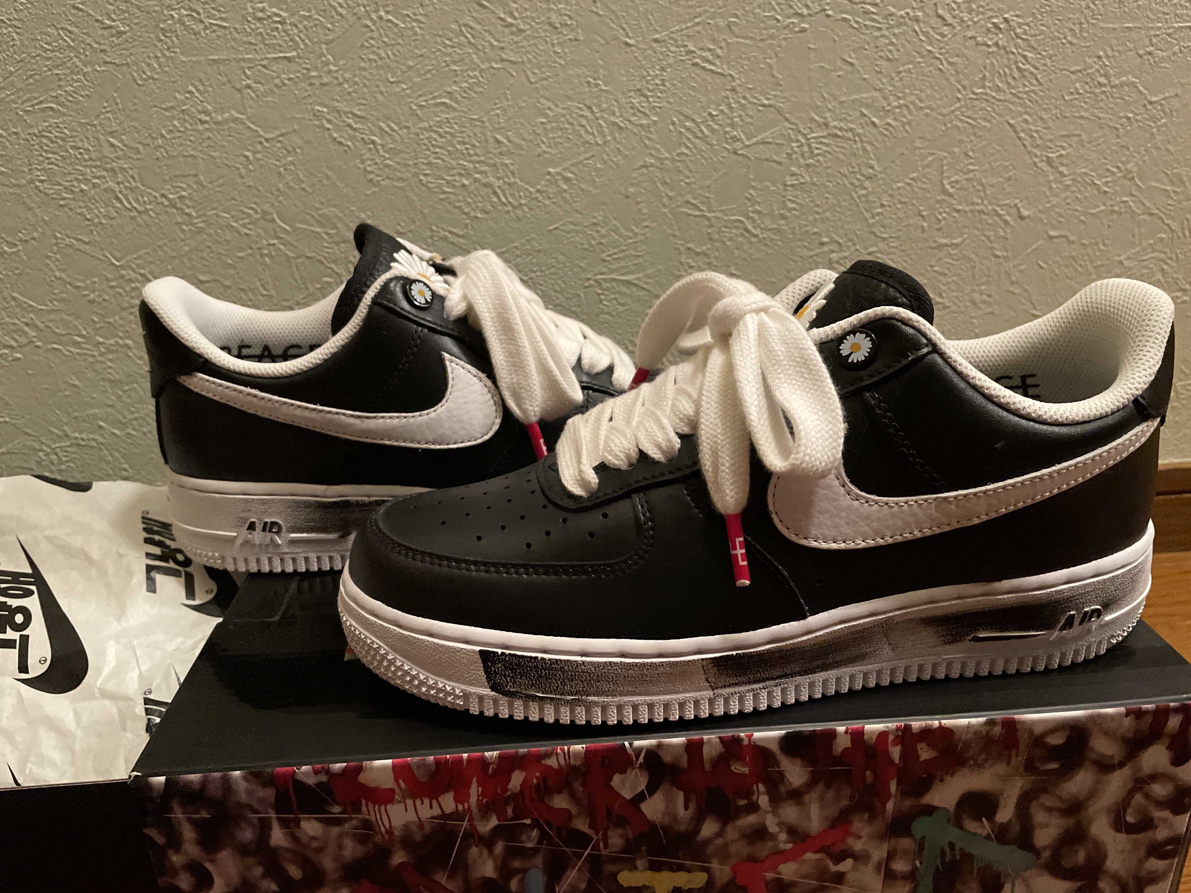 PEACEMINUSONE × Nike Air Force 1 Low Para Noise "Black" / G-DRAGON