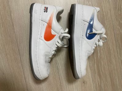 KITH × Nike Air Force 1 Low "White/Rush Blue/White/Brilliant Orange"