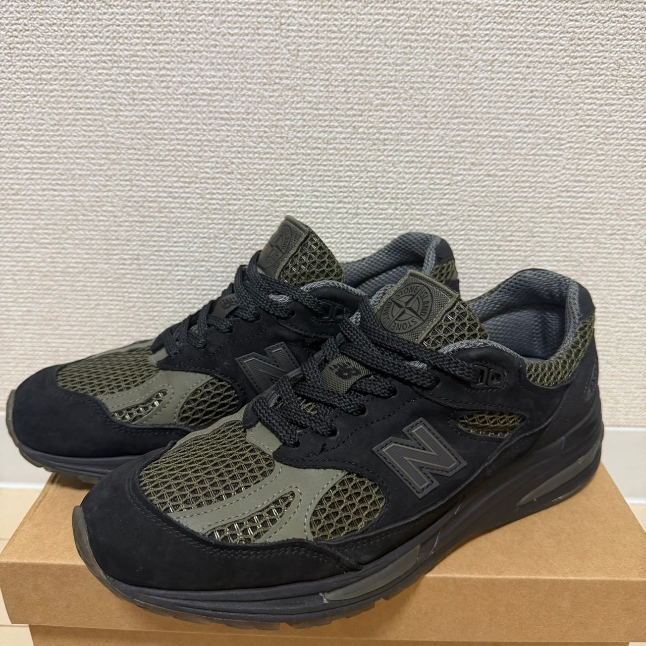Stone Island × New Balance 991V2 "Black"