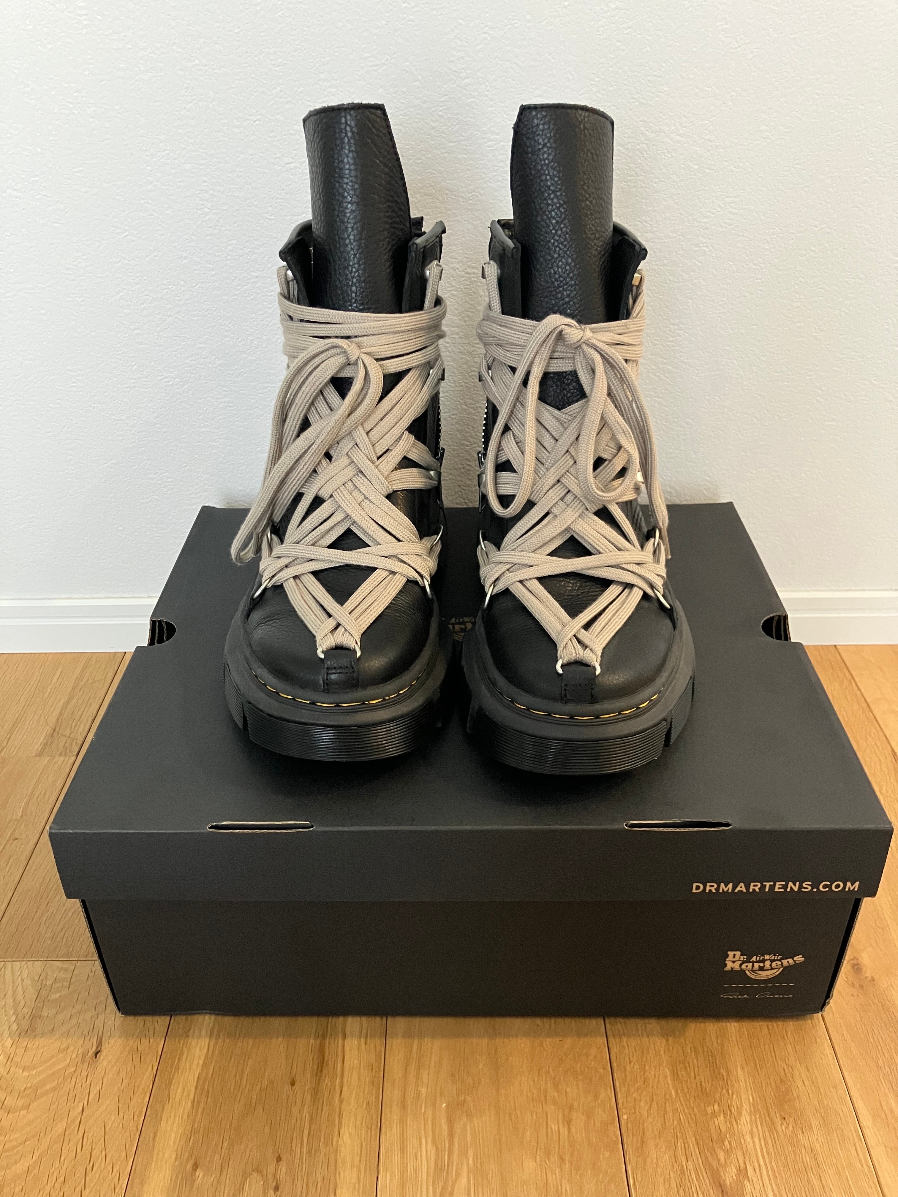 Rick Owens × Dr.Martens 1460 DMXL Mega Lace Boot "Black"