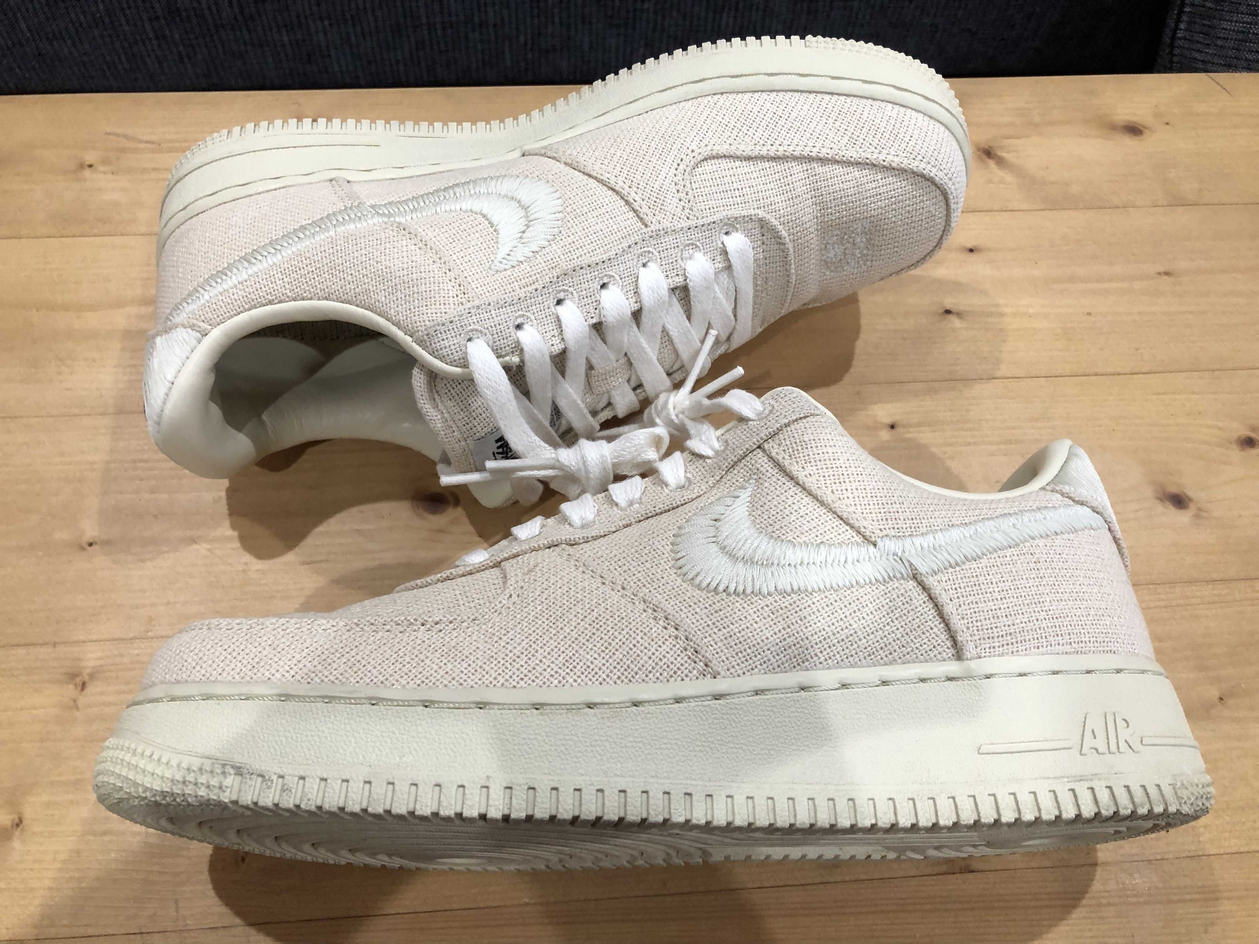 Stussy × Nike Air Force 1 Low "Fossil Stone"