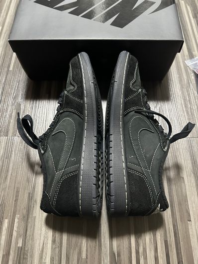 Travis Scott × Nike Air Jordan 1 Low OG SP "Black Phantom"