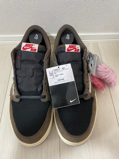 Travis Scott × Nike Air Jordan 1 Low OG SP-T "Black/Dark Mocha"