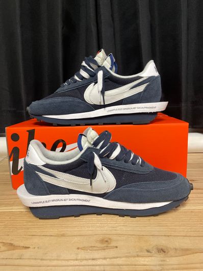 Fragment × sacai × Nike LD Waffle "Blackended Blue"