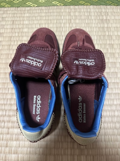 Wales Bonner × adidas Samba Nylon Low "Fox Brown/Sandy Beige/Lucky Blue"