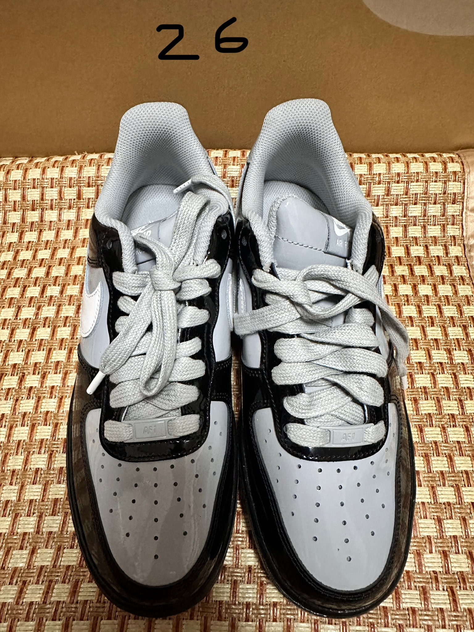 Central Cee × Nike Air Force 1 Low "Black/Light Smoke Grey"