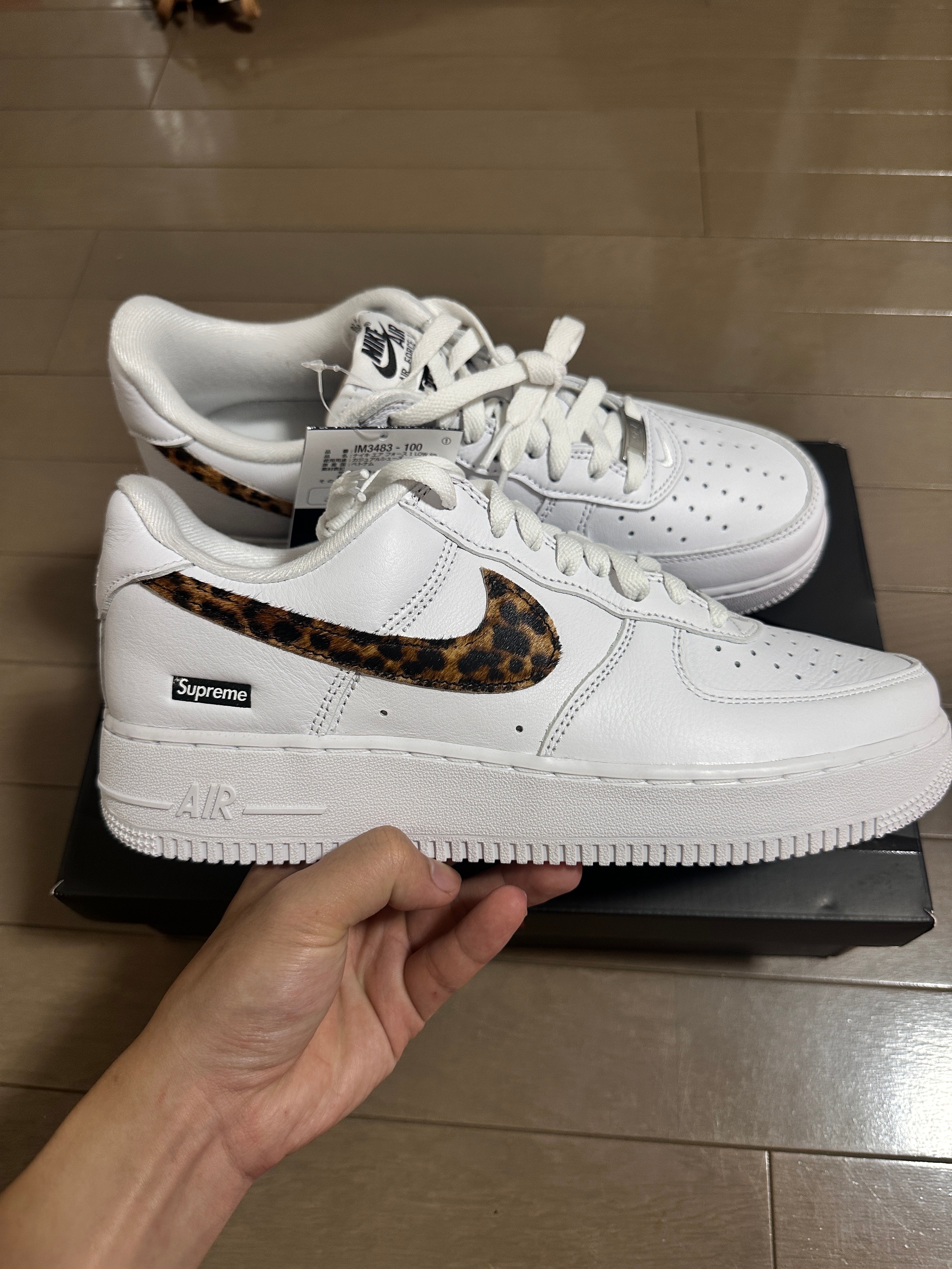 GOODENOUGH × Supreme × Nike Air Force 1 Low "White/Leopard" (25SS Week15)