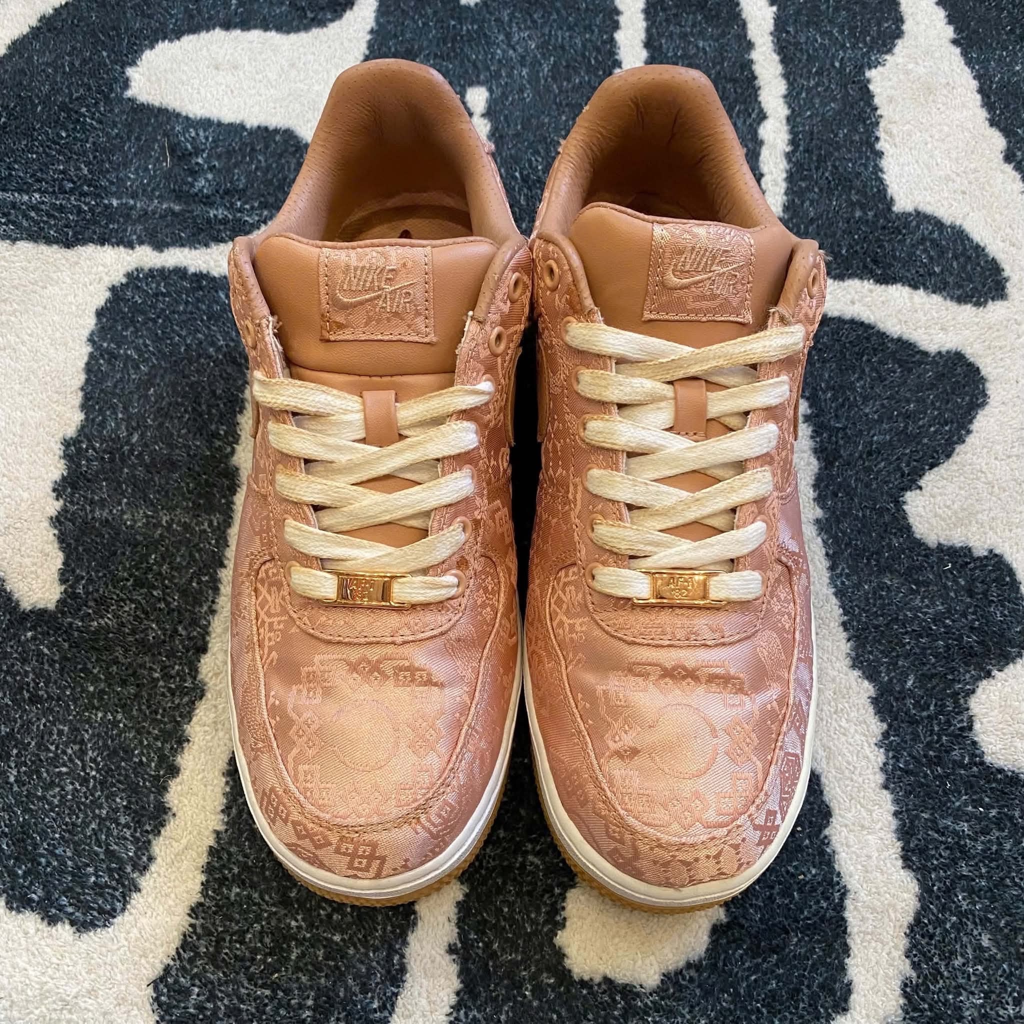 CLOT × Nike Air Force 1 Low " Rose Gold/White"