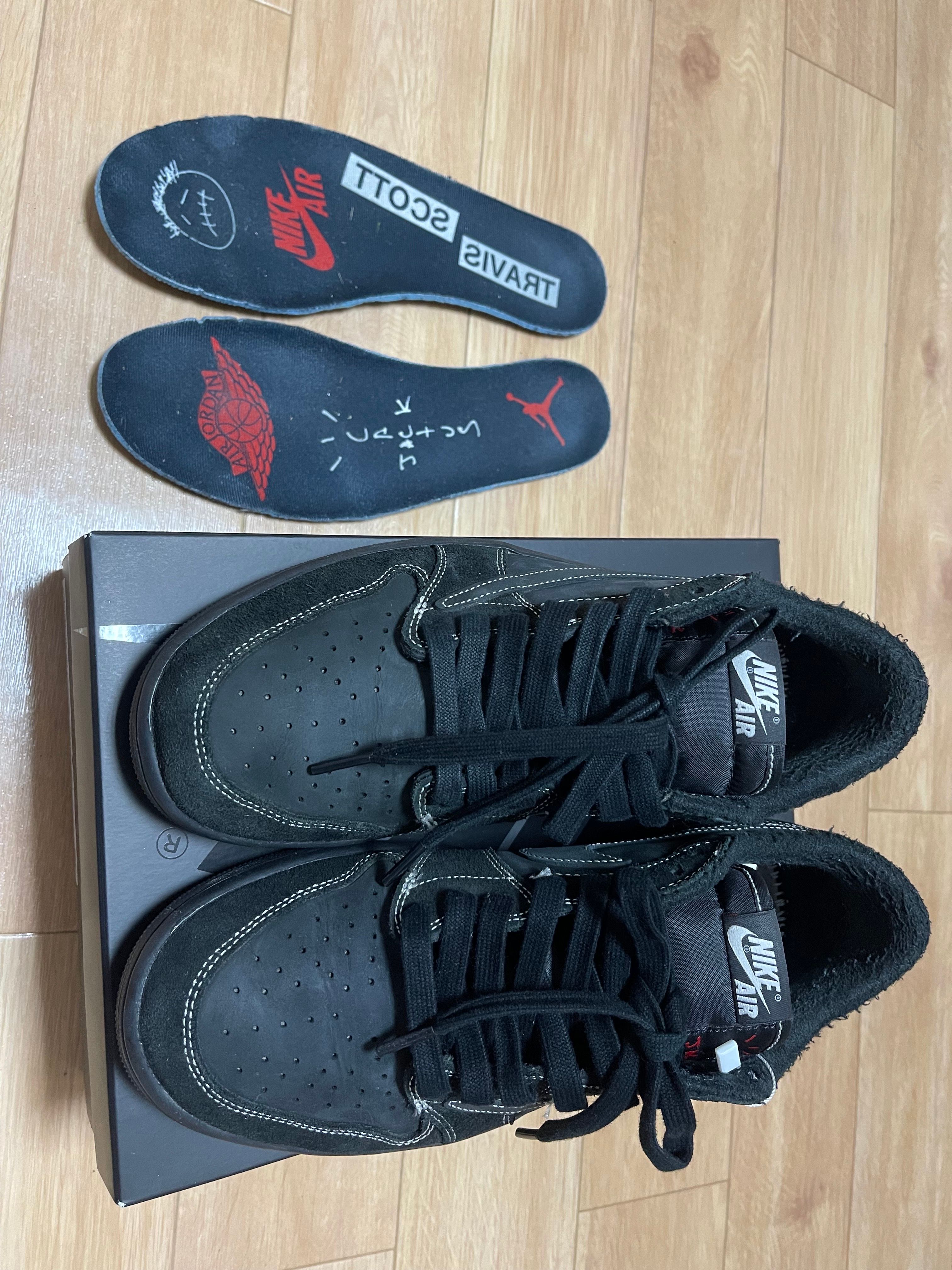 Travis Scott × Nike Air Jordan 1 Low OG SP "Black Phantom"