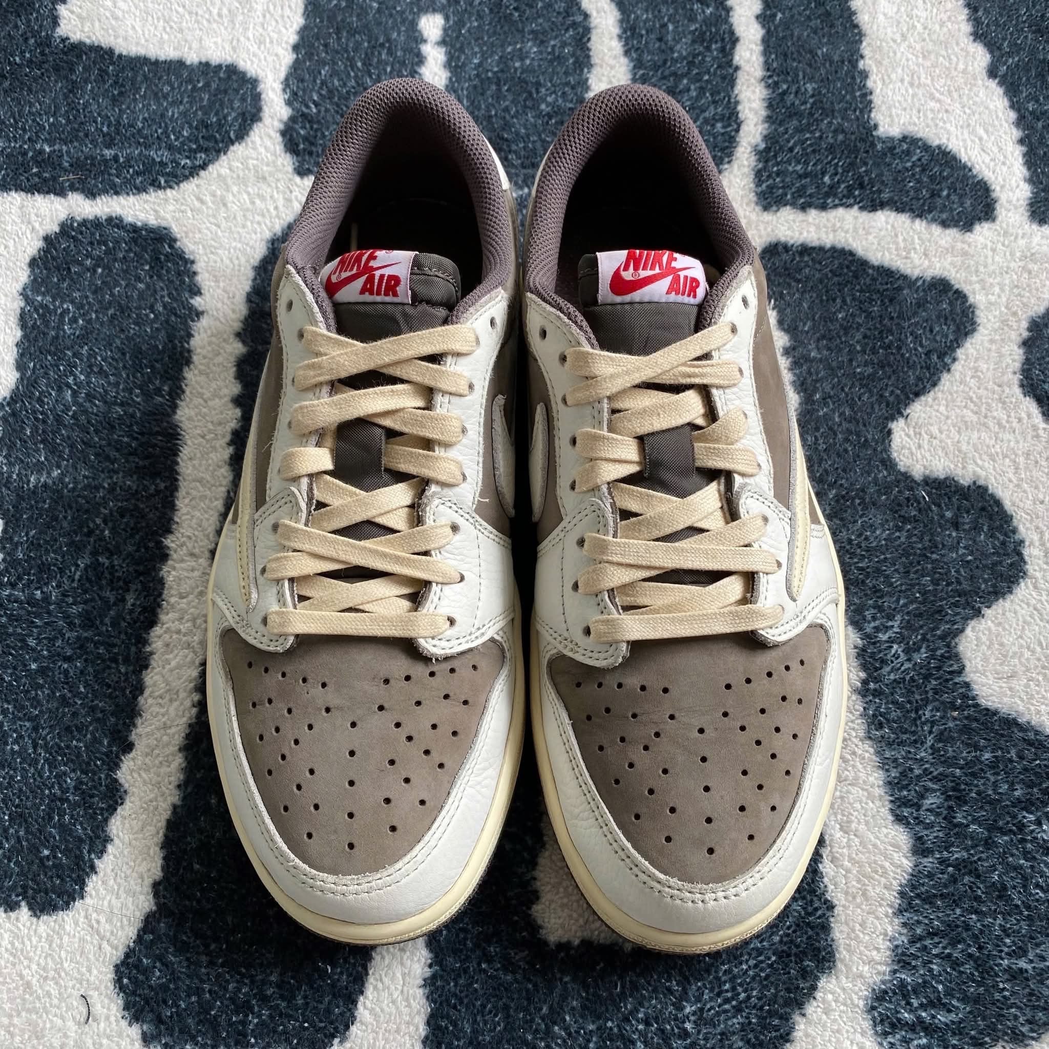 Travis Scott × Nike Air Jordan 1 Low OG SP "Reverse Mocha/Sail and Ridgerock"
