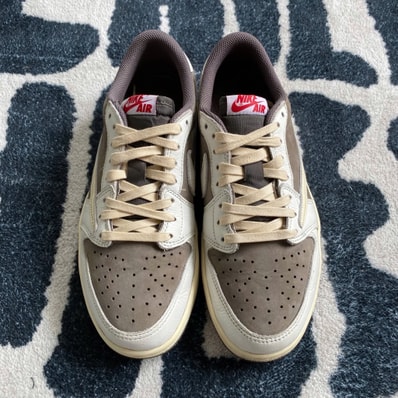 Travis Scott × Nike Air Jordan 1 Low OG SP "Reverse Mocha/Sail and Ridgerock"