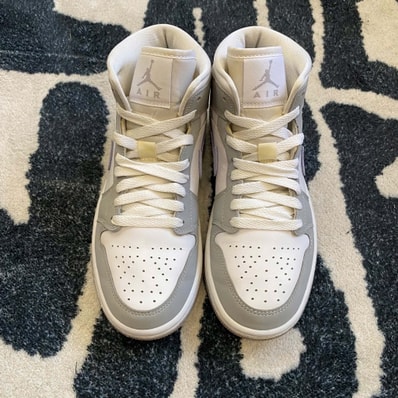 Nike Women's Air Jordan 1 Mid "Wolf Grey"
