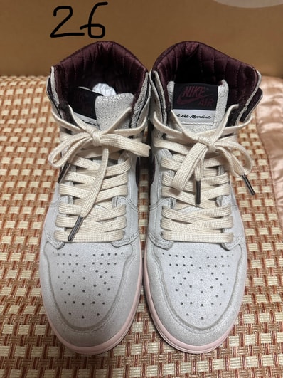 A Ma Maniere × Nike Air Jordan 1 Retro High OG "Sail and Burgundy"