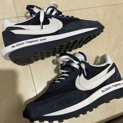 Fragment × sacai × Nike LD Waffle "Blackended Blue"