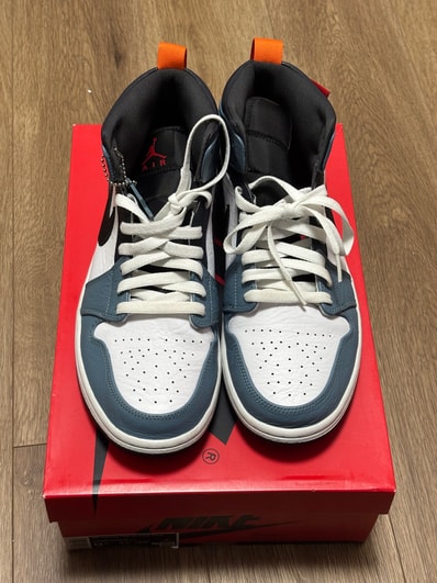 FACETASM × Nike Air Jordan 1 Mid "White/Navy"