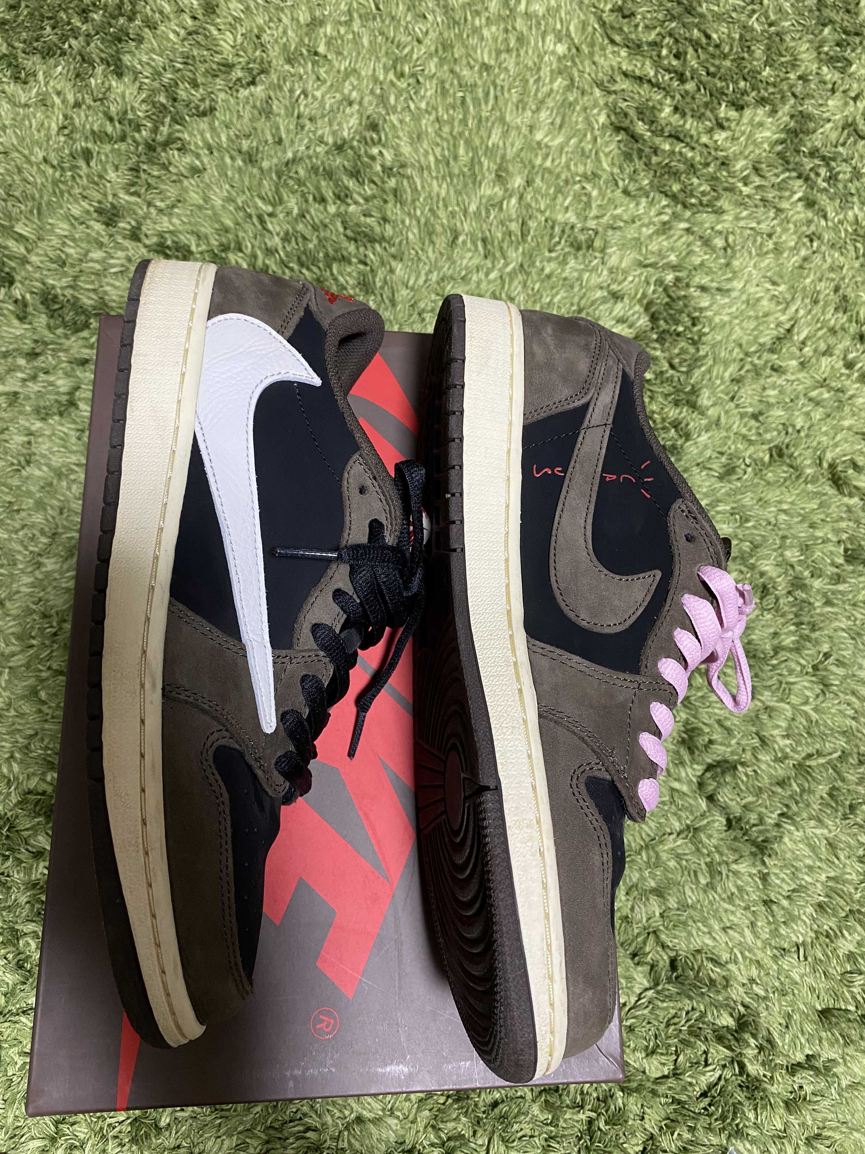 Travis Scott × Nike Air Jordan 1 Low OG SP-T  "Black/Dark Mocha"