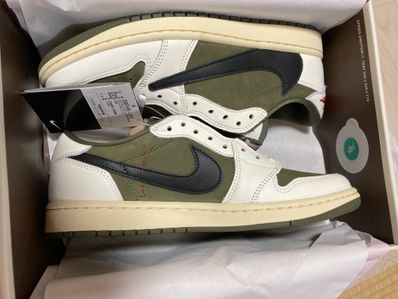Travis Scott × Nike Air Jordan 1 Low OG SP "Reverse Olive"