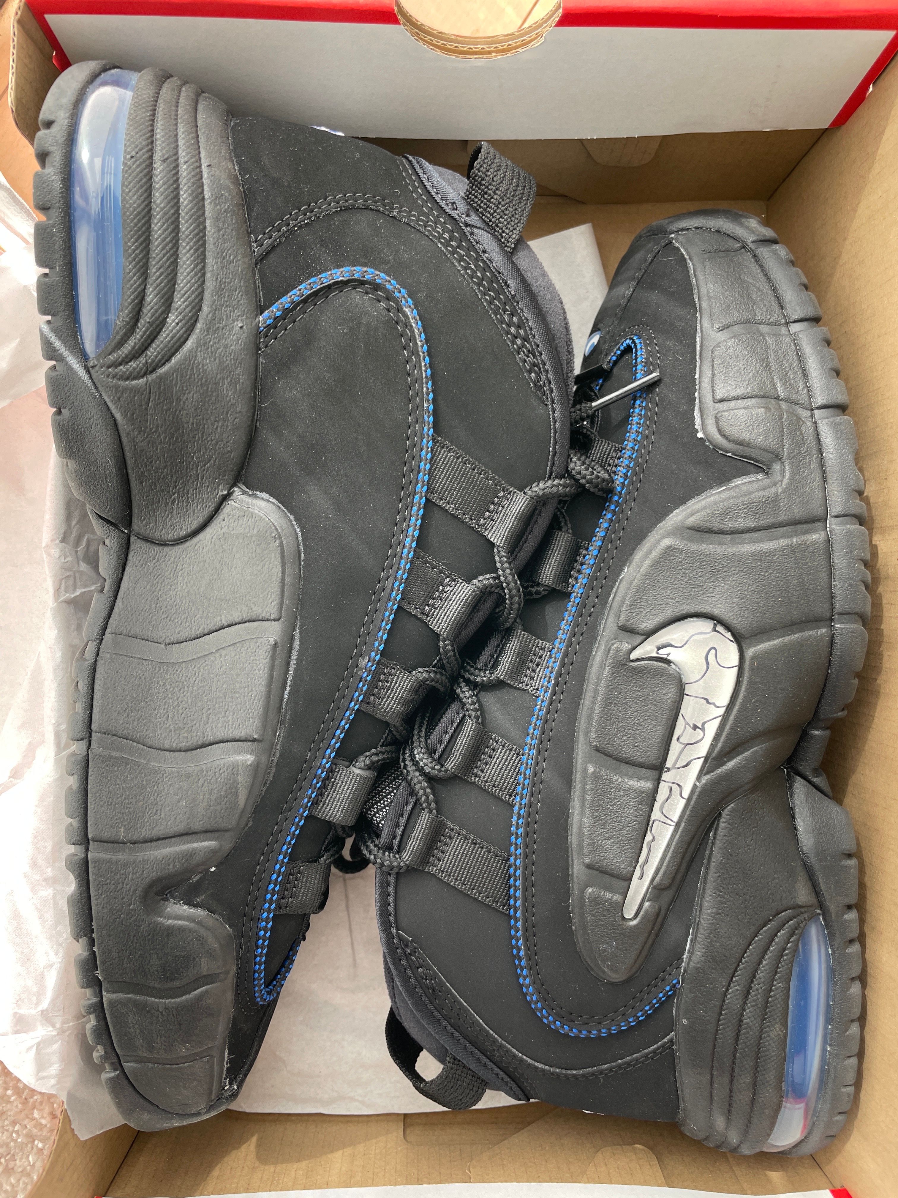 Nike Air Max Penny 1 "Black and Metallic Silver"