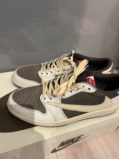 Travis Scott × Nike Air Jordan 1 Low OG SP "Reverse Mocha/Sail and Ridgerock"