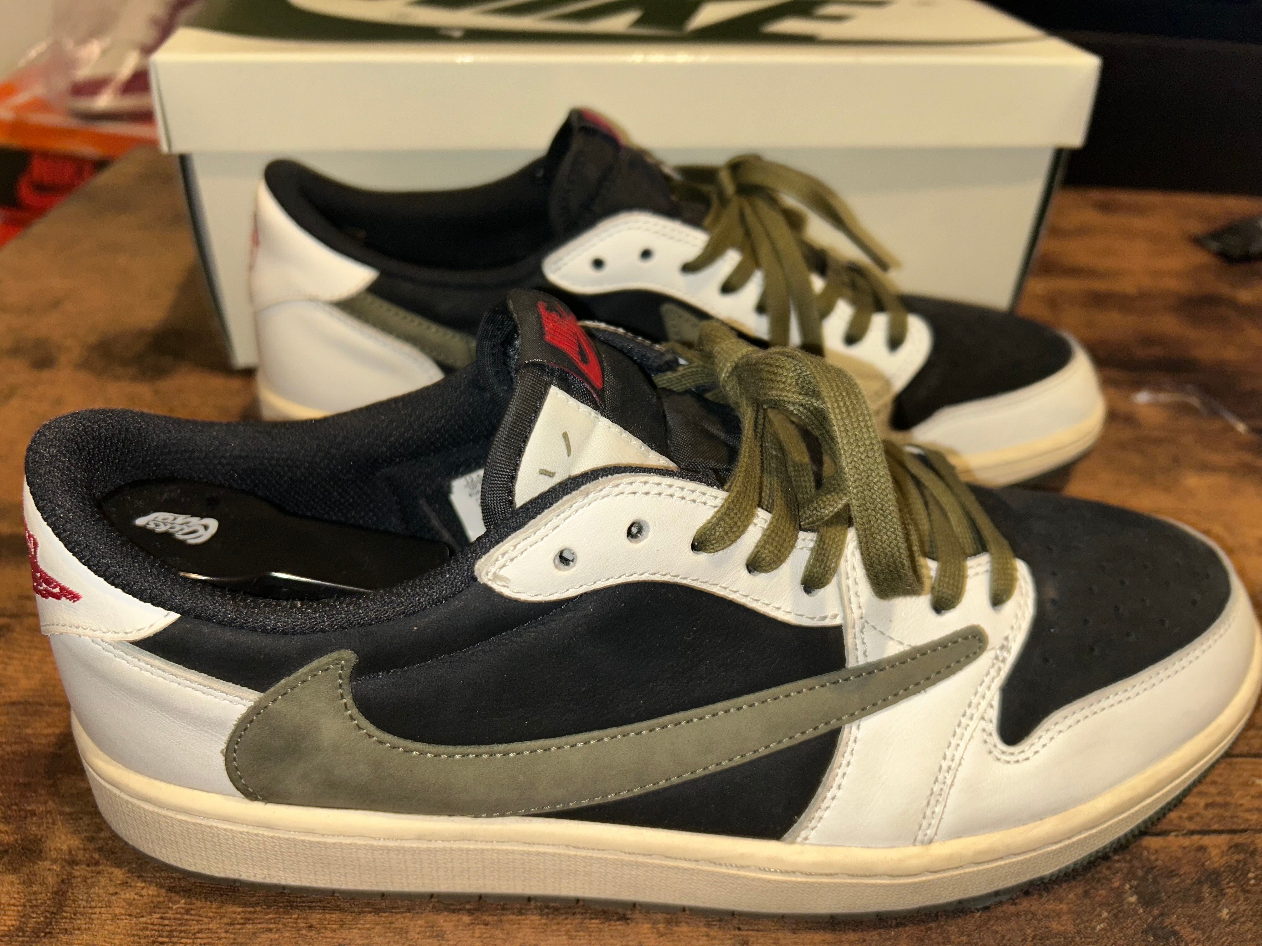 Travis Scott × Nike Women's Air Jordan 1 Low OG "Medium Olive"
