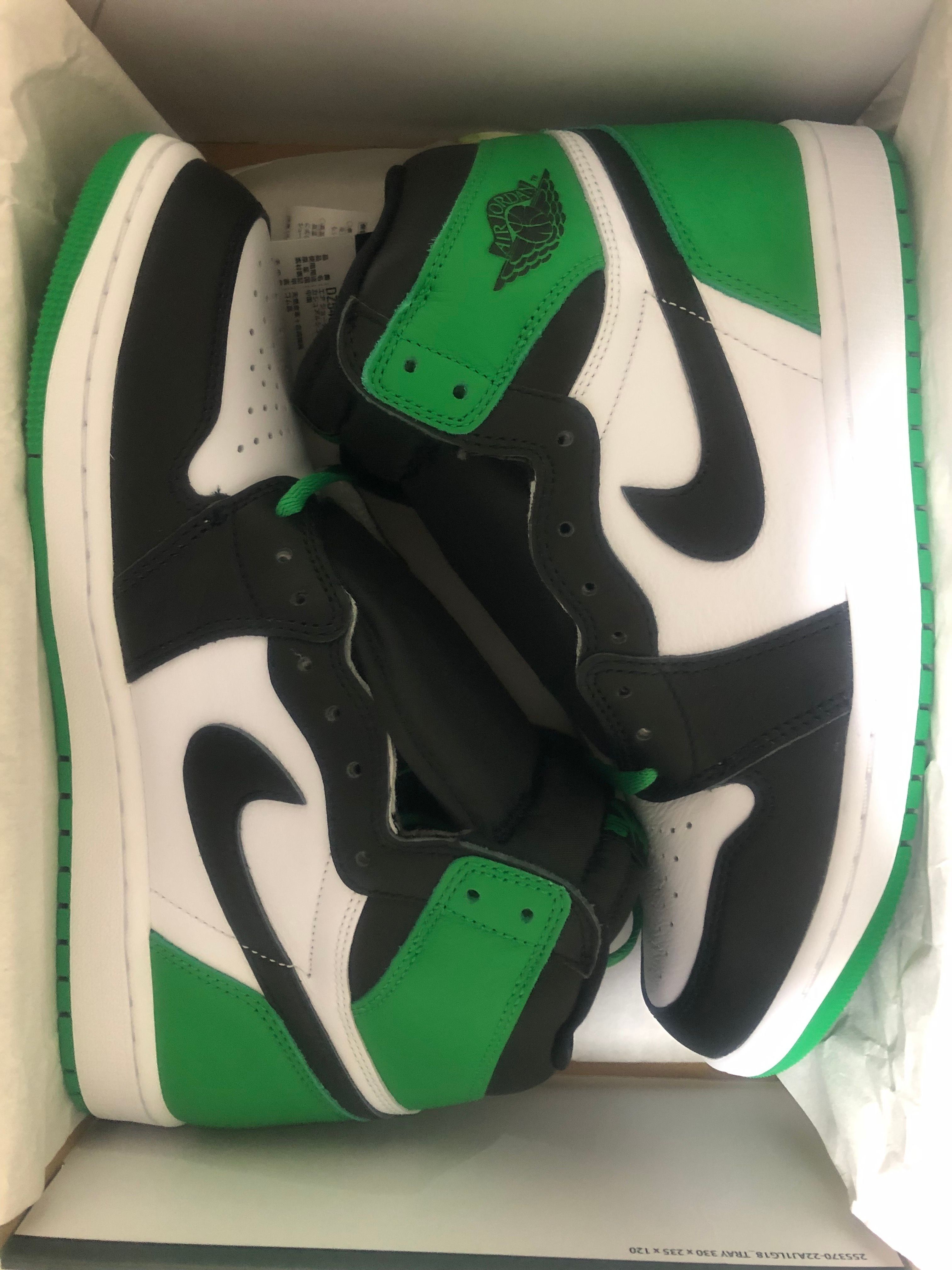 Nike Air Jordan 1 Retro High OG "Celtics/Black and Lucky Green" (2023)