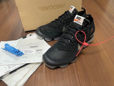Off-White × Nike Air Vapormax "Black/Total Orange/Clear"