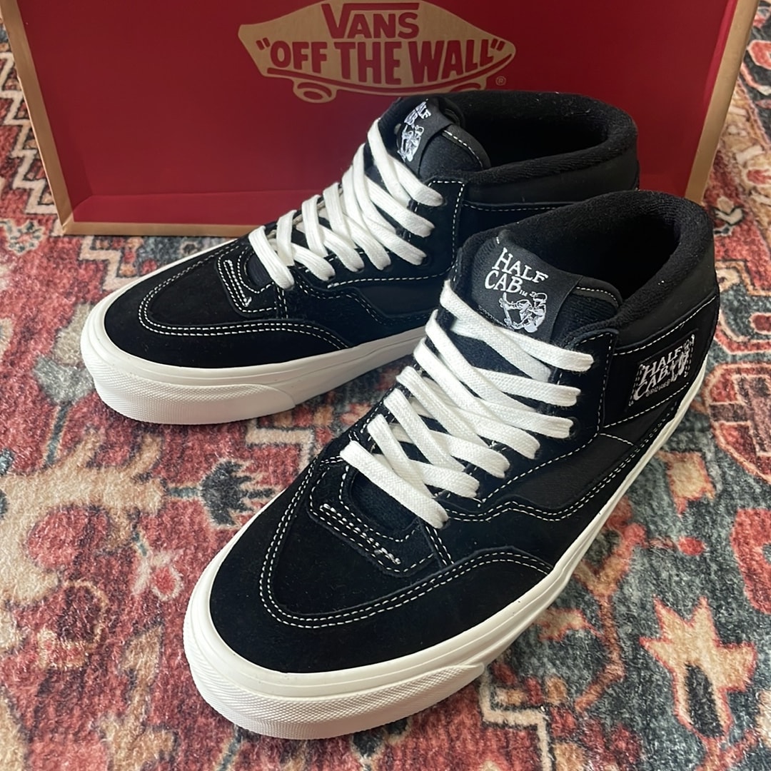 Vans Half Cab 33DX "Black/T.WHT"