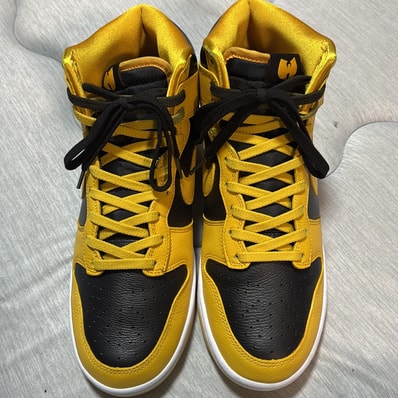 Wu-Tang Clan × Nike Dunk High Retro PRM "Black and Pollen"