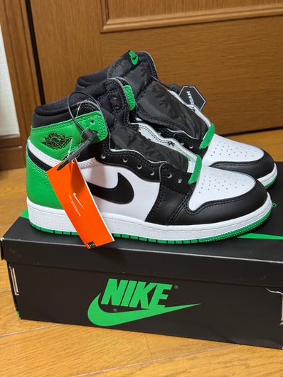 Nike GS Air Jordan 1 Retro High OG "Celtics/Black and Lucky Green" (2023)