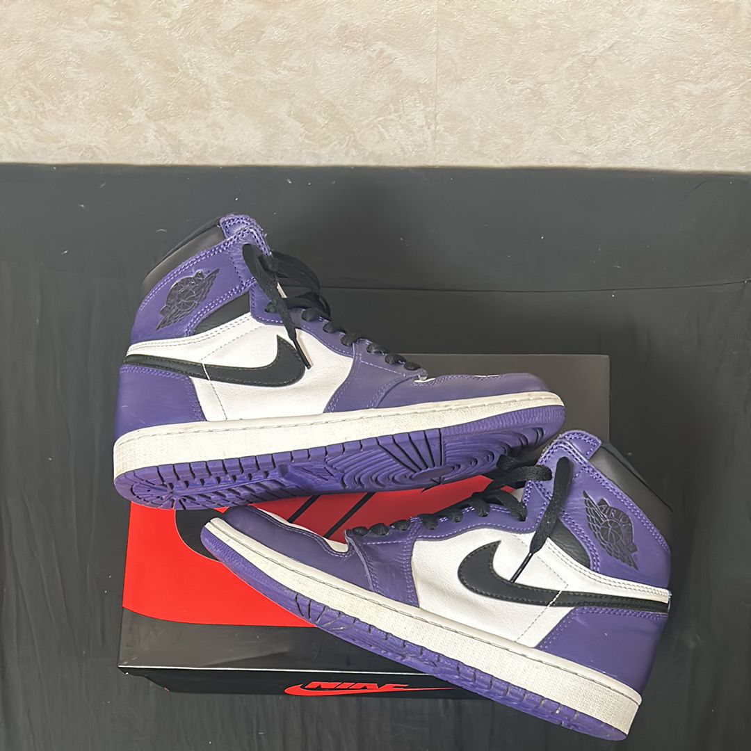 Nike Air Jordan 1 Retro High OG "Court Purple White/Black" (2020)   