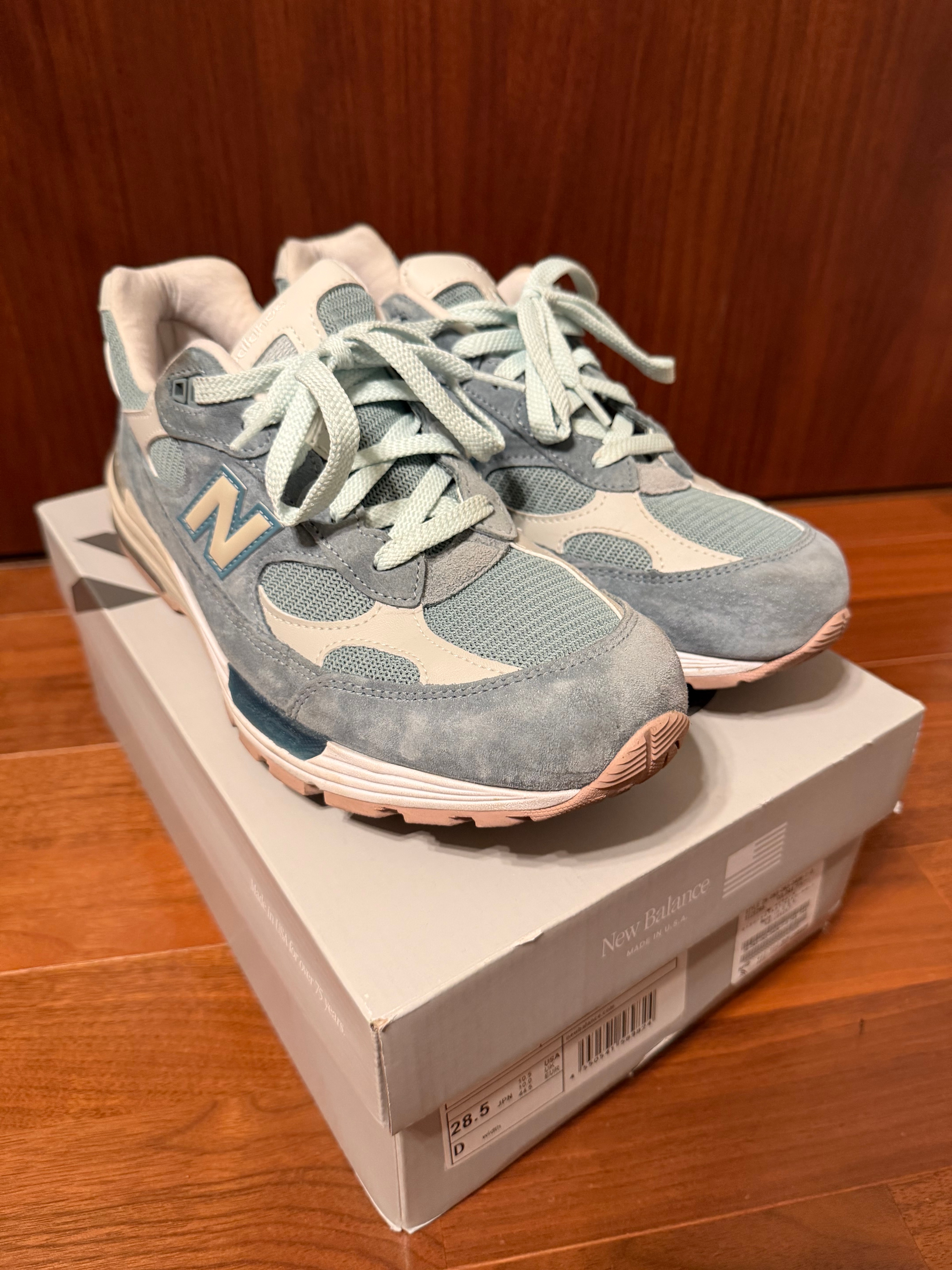 KITH × New Balance 992 "Aegean Blue/Shadow Gray"