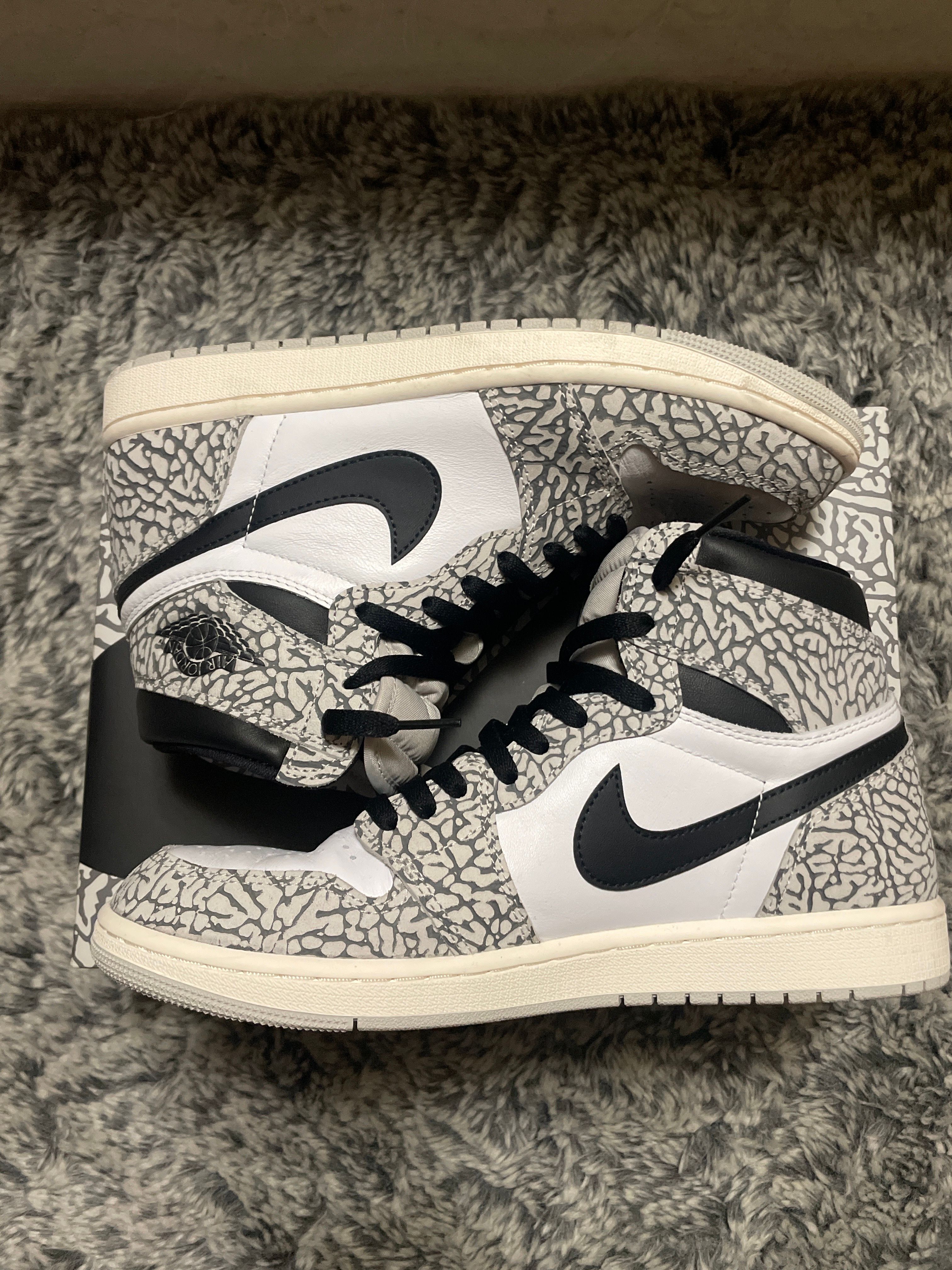 Nike Air Jordan 1 High OG "White Cement/Safari"