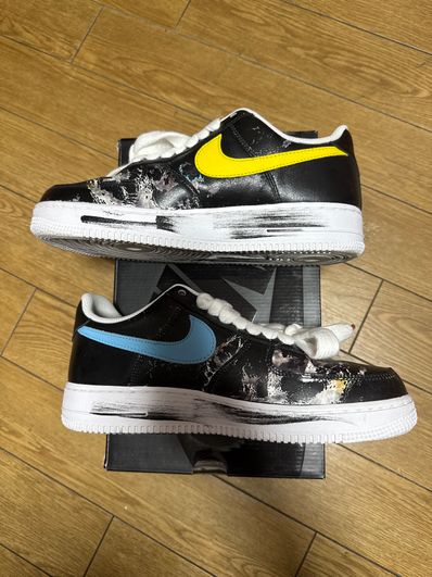 PEACEMINUSONE × Nike Air Force 1 Low '07 Para-Noise 3.0 "Black and Multi-Color" / G-DRAGON